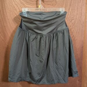 Elegant Charcoal A-Line Women's Skirt